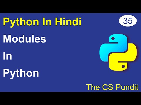 L35 Module In Python User Defined Modules In Python Python Modules Python Tutorial In Hindi