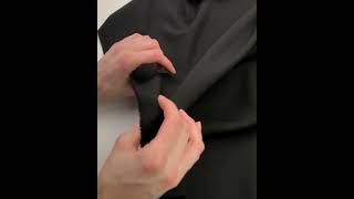8058-17 Искусственный креп-шёлк цвет Чёрный 120 гр/м2, 150 см на YouTube