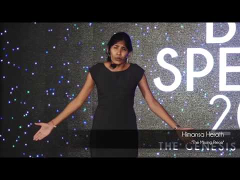 Himansa Herath - "The Missing Piece" - Best Speaker 2016
