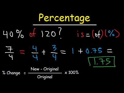 Percentage Word Problems Video