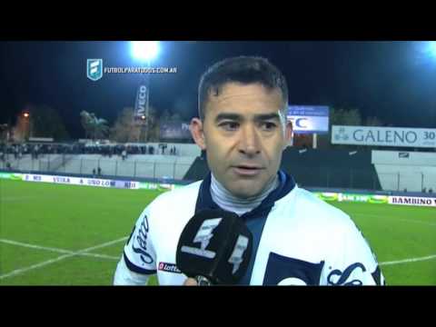 Bieler: "Gracias a Dios se nos está dando". Quilmes 2 - San Martín 0. Fecha 27. Primera 2015. FPT.