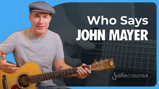 Who Says by John Mayer | Guitar Lesson