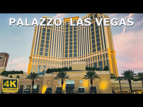 Palazzo Las Vegas - Passeio a pé pelo hotel | Setembro de 2023