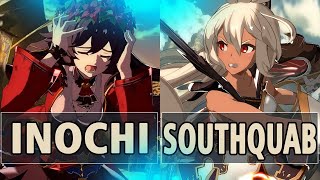 GBVSR:🔥Inochi (Nier) Vs SouthQuab (Zooey)🔥| High Level Gameplay.