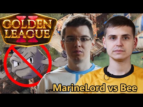 MarineLord vs Bee - Kein Stein - Golden League 2 - Age of Empires 4 [Deutsch/4K]