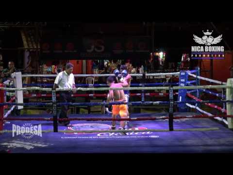 Elton Lara VS Mauro Bustos - Nica Boxing Promotions