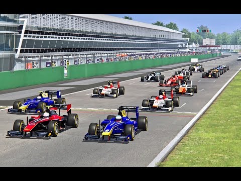 All F1 2018 Cars vs All GP2 Cars - Monza