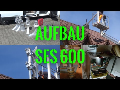 Aufbau einer elektronischen Sirene Typ SES 600 | Montage Feuerwehrsirene