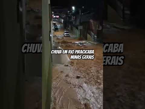 Chuva em Rio Piracicaba Minas Gerais