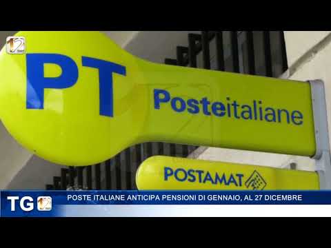 POSTE ITALIANE ANTICIPA PENSIONI DI GENNAIO, AL 27 DICEMBRE