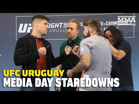 UFC Uruguay Media Day Staredowns - MMA Fighting