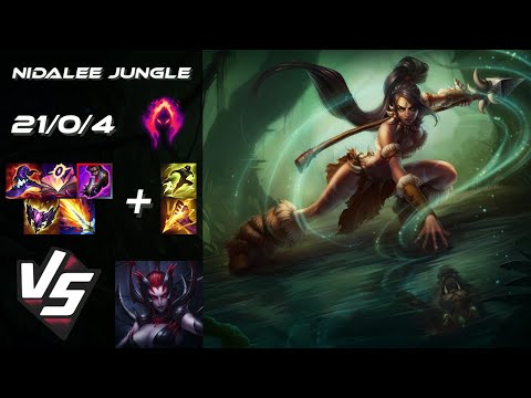 JUNGLE Nidalee vs Elise - EU Grandmaster Patch 25.S3.1