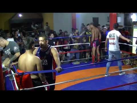 pelea de Sebastian "caballo loco" Cerrudo k1 semi pro evento KRATOS