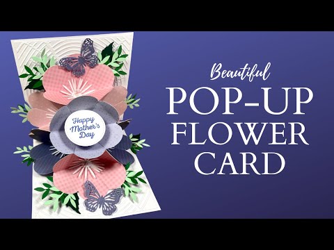 Pop Up Bouquet Cards NO DIES NEEDED!