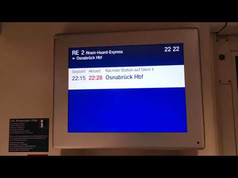 Deutsche Bahn REGIO AG | REGIO Nordrhein-Westfalen | RE 2 Rhein-Haard-Express | Ansage Osnabrück Hbf
