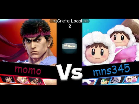 Crete Local 2 (Squad Strike) -  momo vs mns345 Round 1 - SSBU (no sound)