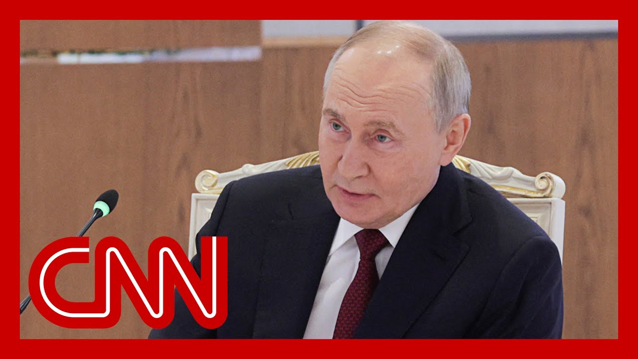 Hear Putin's comments after Russia's large-scale overnight attack on Ukrainian energy infrastructure