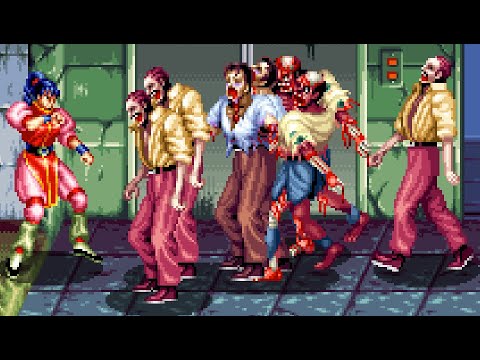 Night Slashers (Arcade) All Bosses (No Damage)