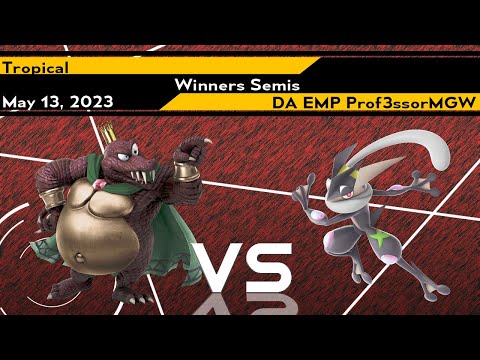 XenosagaXLVII Winners Semis - Tropical (KRool) vs Prof3ssorMGW (Greninja) - SSBU Ultimate Tournament