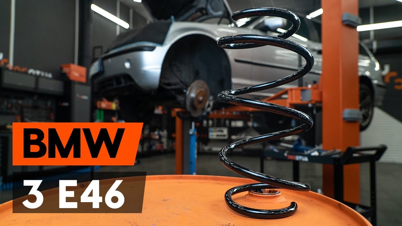 Cómo cambiar: muelles de suspensión de la parte delantera - BMW E46 touring | Guía de sustitución
