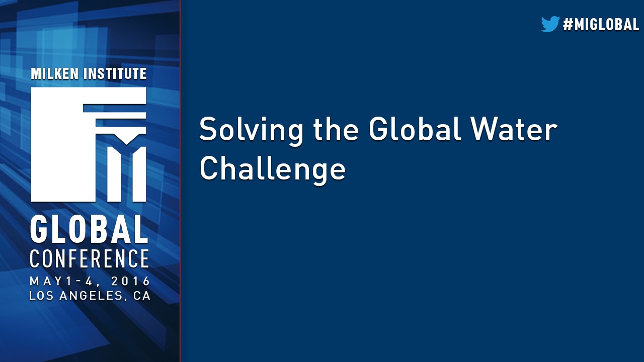 Solving the Global Water Challenge