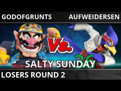 Salty Sunday @ eBash 36 (WiiU) -  GodOfGrunts VS NGN | Aufweidersen - Losers Round 2