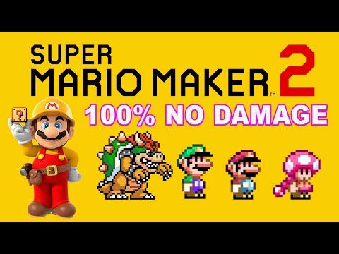 Super Mario Maker 2 Full Game (No Damage)