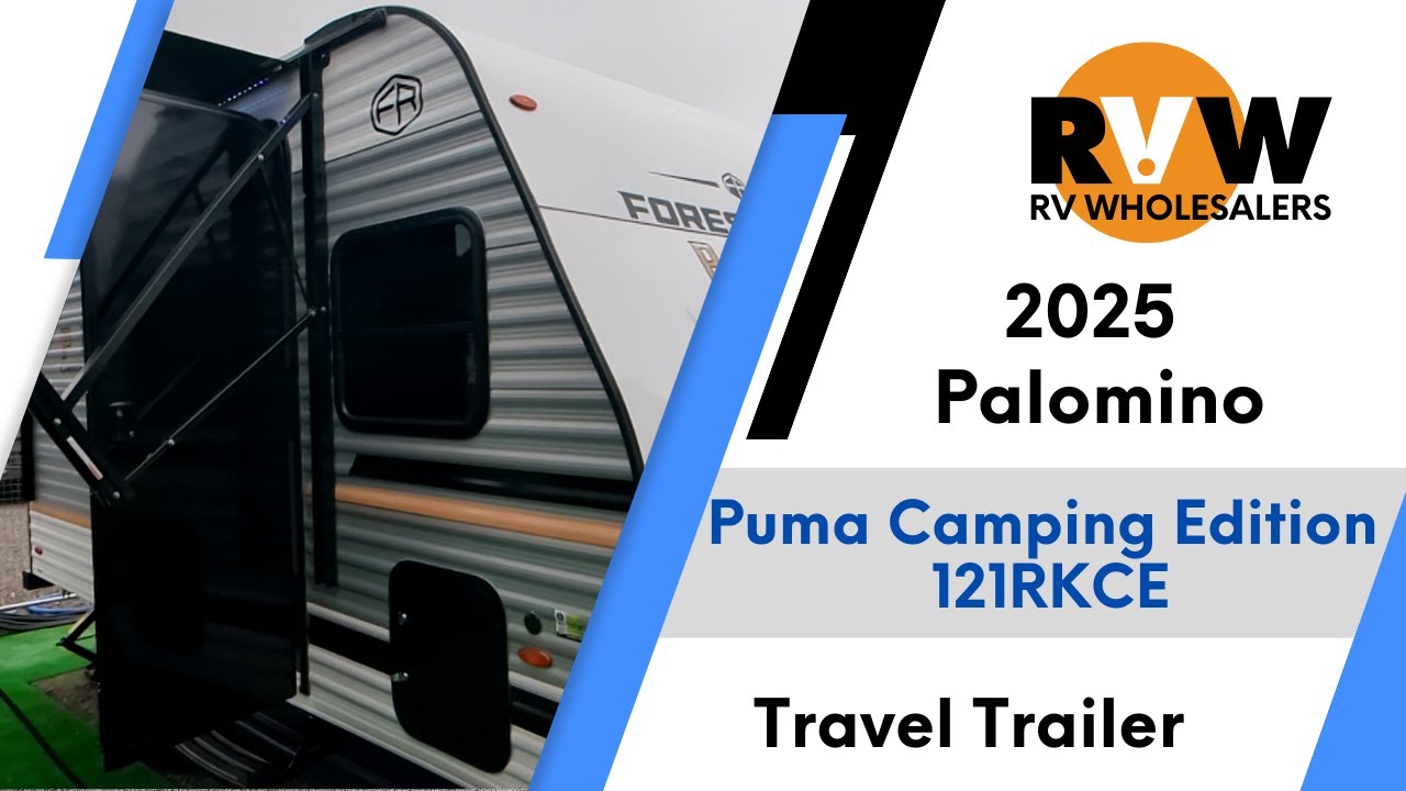 A photo of this 2027 Palomino Puma Camping Edition Single Axle 121RKCE