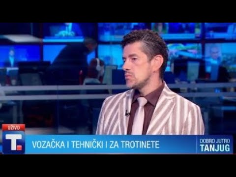 Da li je u Srbiji vožnja trotinetom zakonom regulisana? • Prof. dr Boris Antić • DOBRO JUTRO TANJUG