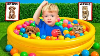 Lost Puppy & Missing Brother 🐾 | Cute Kids Stories Compilation