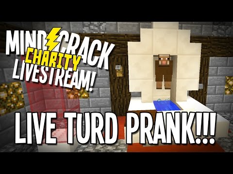 Mindcrack Charity Livestream: Hermit Edition - "Turd Prank On Nebris!!!" (Part 2 of 3)