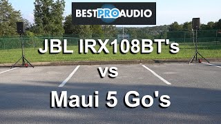Video thumbnail for JBL IRX108BT vs Maui 5 Go - Outdoor Sound Test by BestProAudio