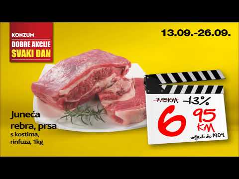 Dobre akcije režiraju se u Konzumu! 13.09.-26.09.2018.