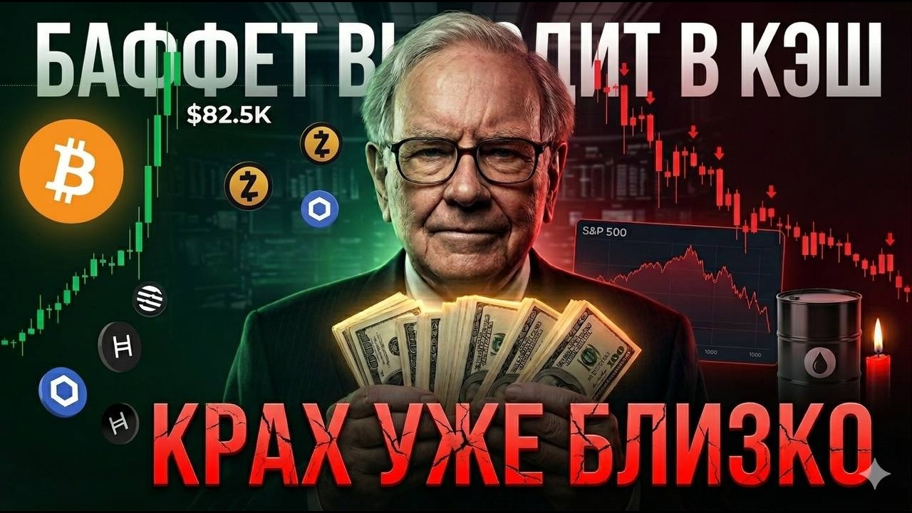 Баффет ДЕРЖИТ $380 МЛРД кэша - крах 2008 повторяется