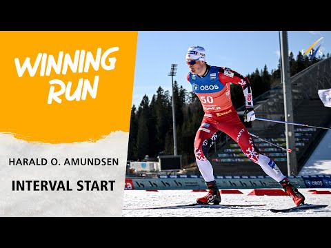Harald O. Amundsen saves the best for last in the 10k | FIS Cross Country World Cup 24-25
