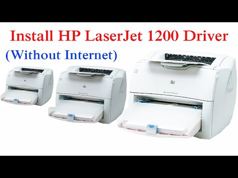 HOW TO Install HP laserjet 1200 printer driver ON Windows 7