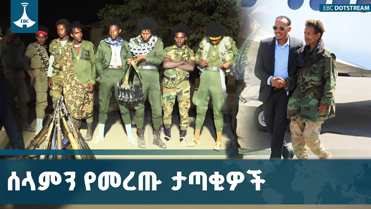 በአማራ ክልል  ሰላምን የመረጡ ታጣቂዎች የሰላም ጥሪን እየተቀበሉ ነው  ETV | EBC | EBCDOTSTREAM