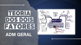 ADMINISTRAÇÃO GERAL - TEORIA DOS DOIS FATORES | Mapa Mental Explicado