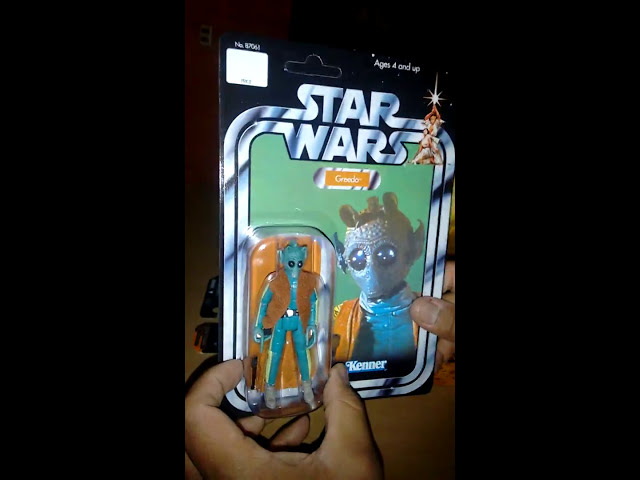 Vídeo relacionado con Star Wars La colección Vintage, Greedo, Nueva Esperanza, Figura Coleccionable de 9,5 cm