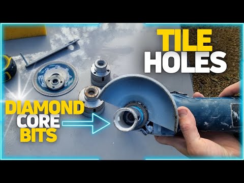 Diamond Tile Core Bits | How To EASILY Drill Holes In Tiles!