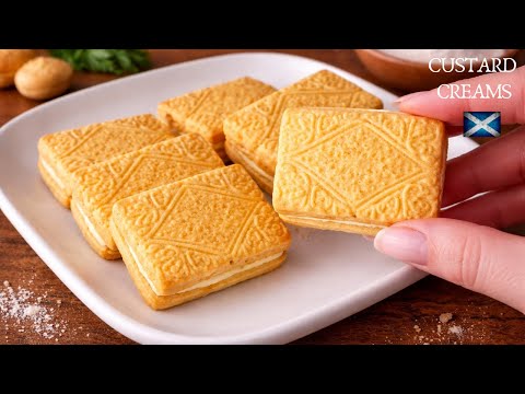 Custard Creams | Retro British Biscuit Recipe
