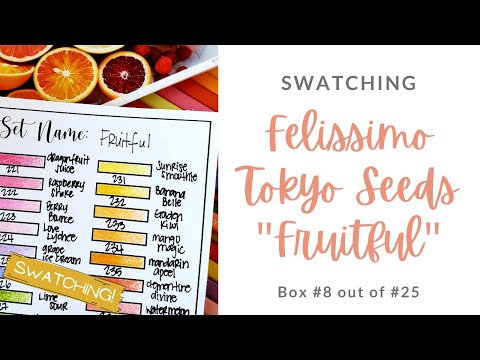 Felissimo Tokyo Seeds "Fruitful" | Swatching and First Impressions