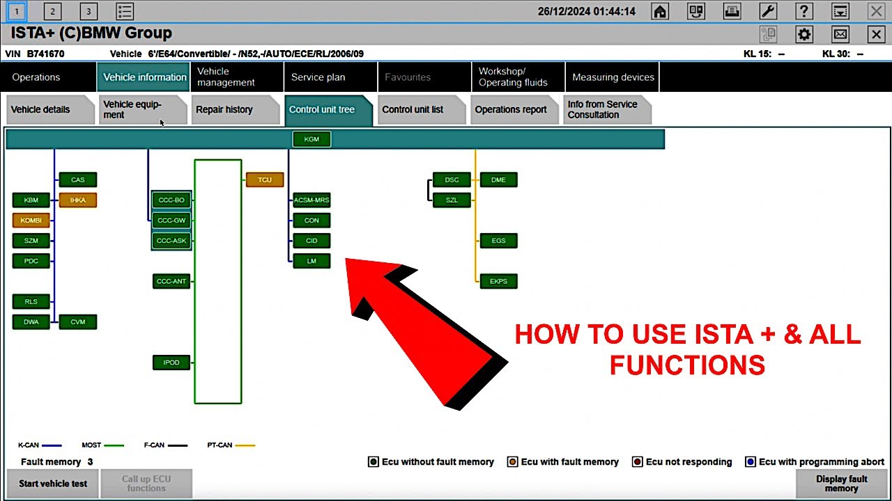 HOW TO USE BMW ISTA+ FULL TUTORIAL & ALL FUNCTIONS!!