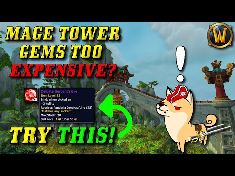 How to avoid INSANELY overpriced Gems for the Mage Tower (Easy Stat/Meta Gems for Mage Tower)