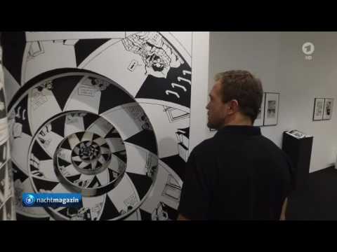 Ausstellung des Comic-Künstlers Marc-Antoine Mathieu in Frankfurt