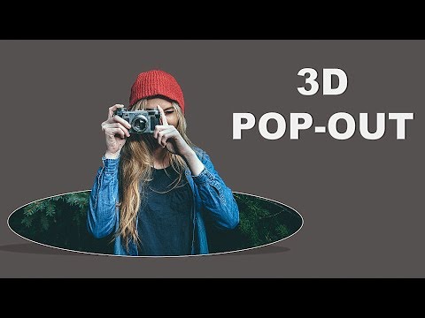 How to make 3d Pop-out photos in Microsoft PowerPoint 2016 - PowerPoint Tutorial Video