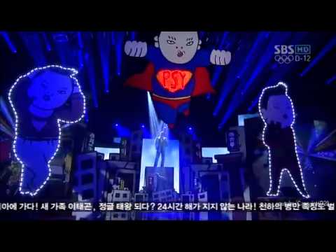 Live HD 720p 120715   PSY   Gangnam style Comeback stage   Inkigayo   YouTube