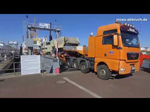 Moß - Verschiffung Brecheranlage Norderney