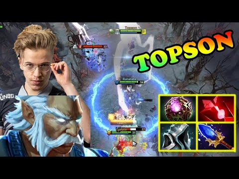 TOPSON NEW META SUPER TANK ZEUS SEA BUILD SUPER AGRESSIVE BLOODSTONE ETERNAL SHROUD | DOTA2ORBS