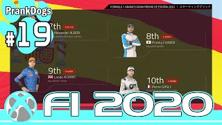 #19【F1 2020 Rd.6 スペイン 決勝】1コーナーあるある・・・【大型犬の実況】【パッドで頑張る】【難易度74】